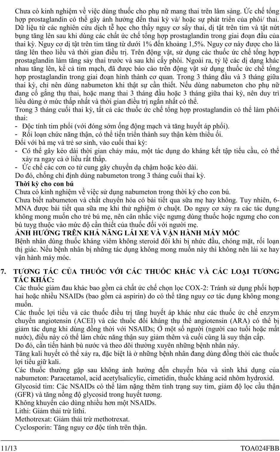 Coxtone 500mg giảm đau trong viêm xương khớp và viêm khớp dạng thấp (6 vỉ x 10 viên) - 11